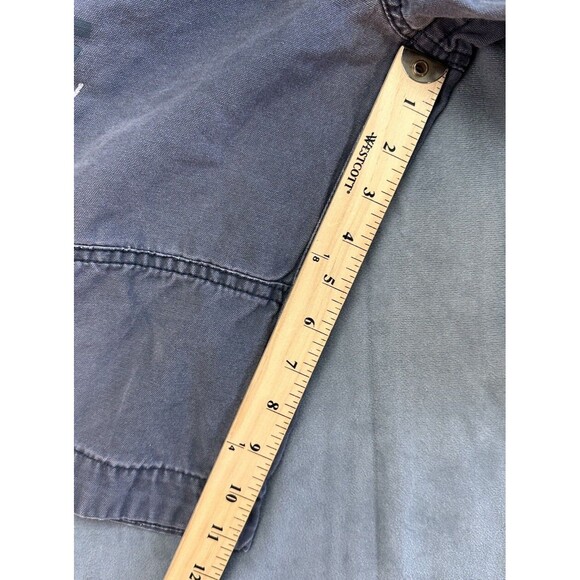 Aeropostale Cargo Shorts Mens 28 x 11 Gray Flat Front Denim Pockets Loose - Picture 11 of 11